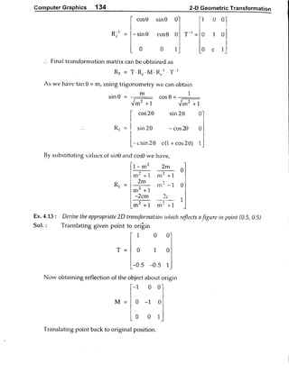 Computer Graphics Notes (B.Tech, KUK, MDU)