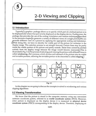 Computer Graphics Notes (B.Tech, KUK, MDU)