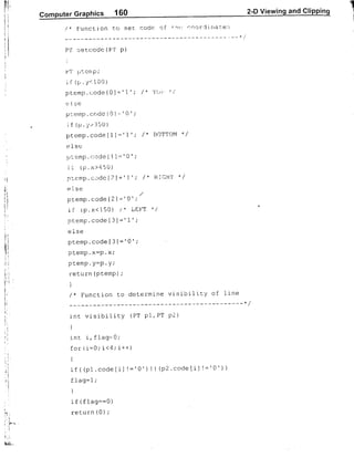 Computer Graphics Notes (B.Tech, KUK, MDU)