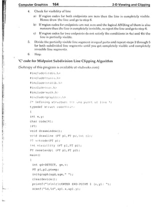 Computer Graphics Notes (B.Tech, KUK, MDU)