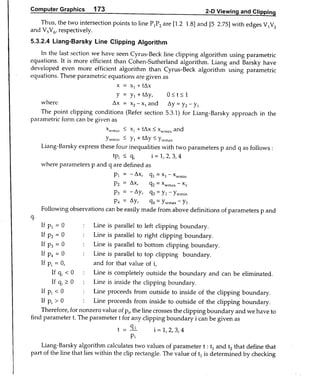 Computer Graphics Notes (B.Tech, KUK, MDU)