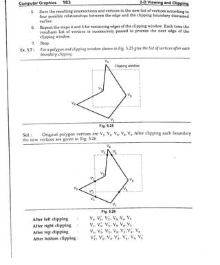Computer Graphics Notes (B.Tech, KUK, MDU)