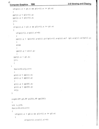 Computer Graphics Notes (B.Tech, KUK, MDU)