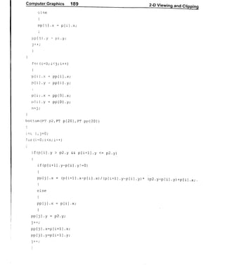 Computer Graphics Notes (B.Tech, KUK, MDU)