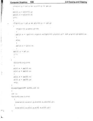 Computer Graphics Notes (B.Tech, KUK, MDU)