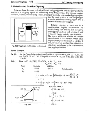 Computer Graphics Notes (B.Tech, KUK, MDU)