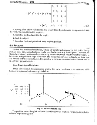 Computer Graphics Notes (B.Tech, KUK, MDU)