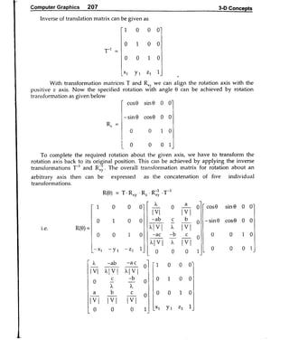 Computer Graphics Notes (B.Tech, KUK, MDU)
