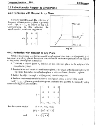 Computer Graphics Notes (B.Tech, KUK, MDU)