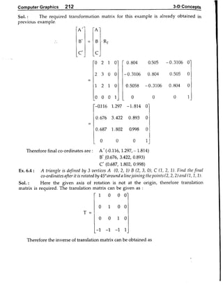 Computer Graphics Notes (B.Tech, KUK, MDU)