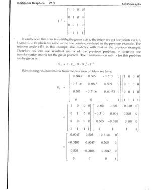 Computer Graphics Notes (B.Tech, KUK, MDU)