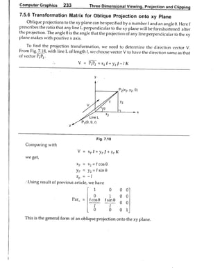 Computer Graphics Notes (B.Tech, KUK, MDU)