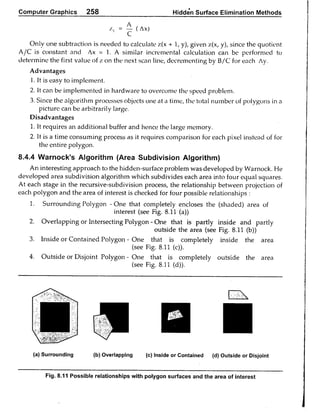 Computer Graphics Notes (B.Tech, KUK, MDU)