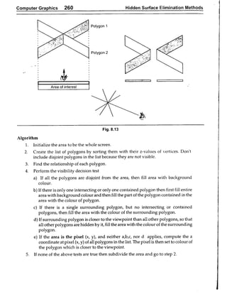 Computer Graphics Notes (B.Tech, KUK, MDU)