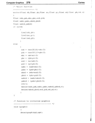 Computer Graphics Notes (B.Tech, KUK, MDU)