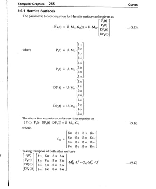 Computer Graphics Notes (B.Tech, KUK, MDU)