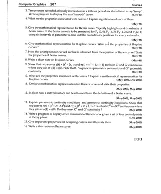 Computer Graphics Notes (B.Tech, KUK, MDU)
