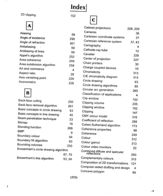 Computer Graphics Notes (B.Tech, KUK, MDU)