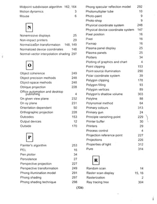 Computer Graphics Notes (B.Tech, KUK, MDU)