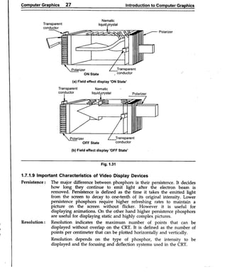 Computer Graphics Notes (B.Tech, KUK, MDU)
