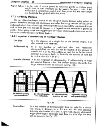 Computer Graphics Notes (B.Tech, KUK, MDU)