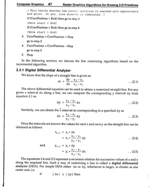 Computer Graphics Notes (B.Tech, KUK, MDU)