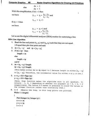 Computer Graphics Notes (B.Tech, KUK, MDU)