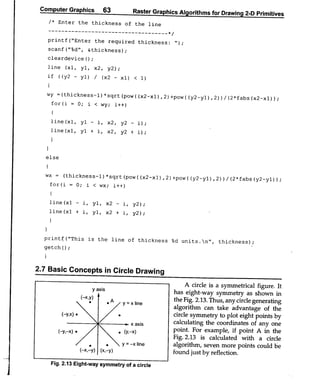Computer Graphics Notes (B.Tech, KUK, MDU)