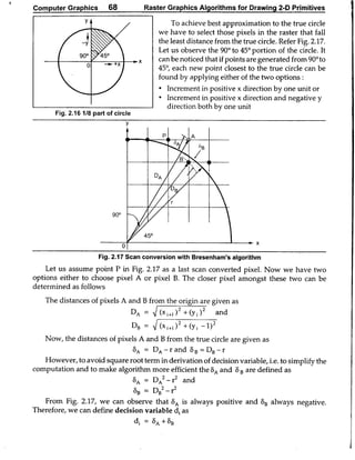 Computer Graphics Notes (B.Tech, KUK, MDU)
