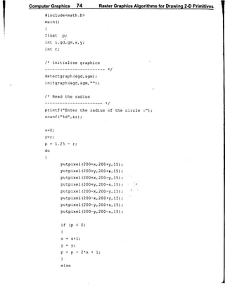 Computer Graphics Notes (B.Tech, KUK, MDU)
