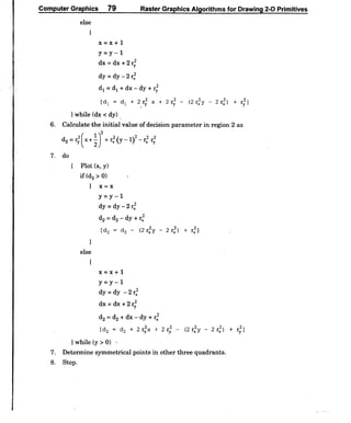 Computer Graphics Notes (B.Tech, KUK, MDU)