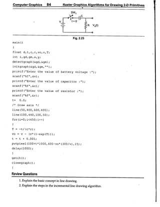Computer Graphics Notes (B.Tech, KUK, MDU)