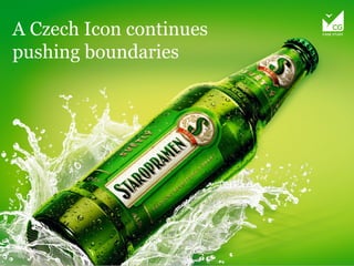 A Czech Icon continues
pushing boundaries
 