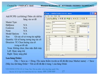 Giác sơ đồ bằng phần mềm marker making (gerber accumark) | PDF