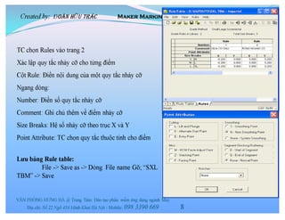 Giác sơ đồ bằng phần mềm marker making (gerber accumark) | PDF