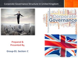 Corporate Governance Structure in United Kingdom
Prepared &
Presented By,
Group-01. Section: C
 