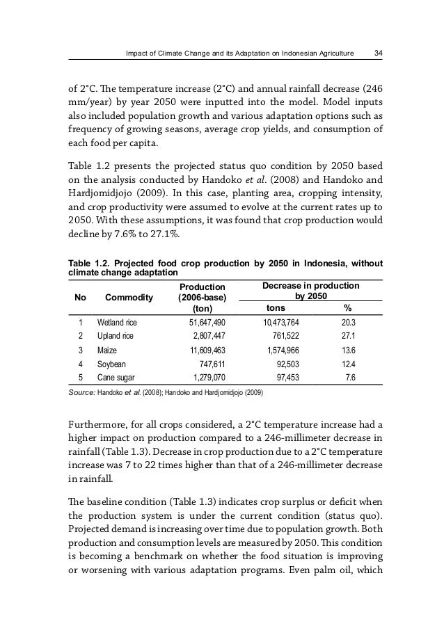 Economy Wide Analysis Of Climate Change Economy Wide Analysis Of Climate Change