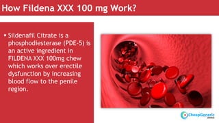 Fildena Fruit Chew 100 Mg