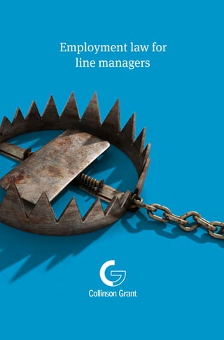 Employment law for
line managers
 