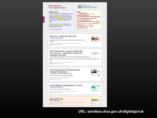 URL: sandbox.dius.gov.uk/digitalgovuk
 