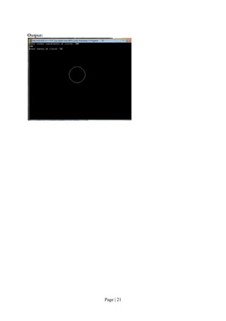 Page | 21
Output:
 