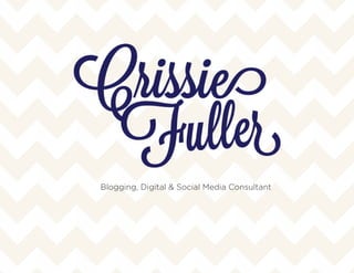 Blogging, Digital & Social Media Consultant
 