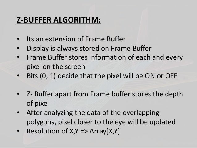 Computer Graphics - Hidden Line Removal Algorithm
