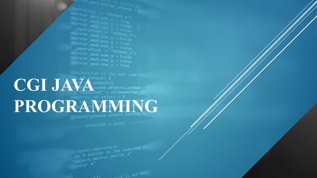 Comman Gateway interface Java cgi pro.pptx