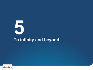 To infinity and beyond
5
 