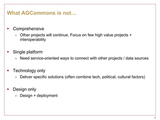 [Day 3] Agcommons: Overview