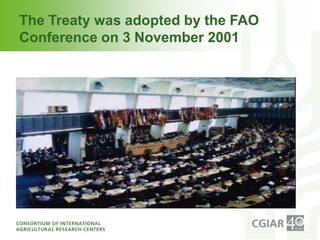 CGIAR and FAO: Joining forces on genetic resources