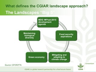 CGIAR and Healthy Landscapes