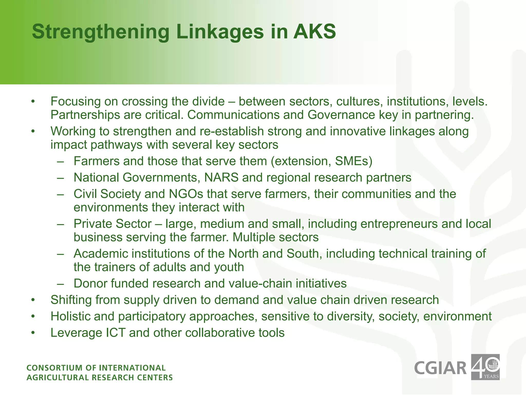 Delivery focus and plausibility of impact