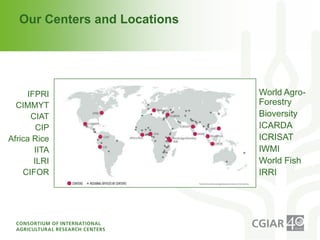 Institutional Frameworks, Experience with CGIAR reform (PPT format)